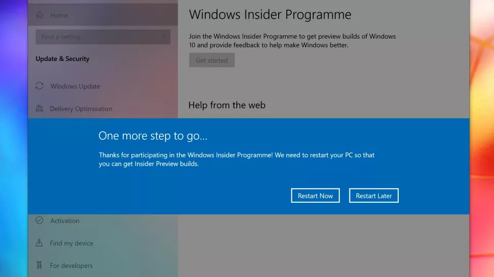 Windows Insider Programı