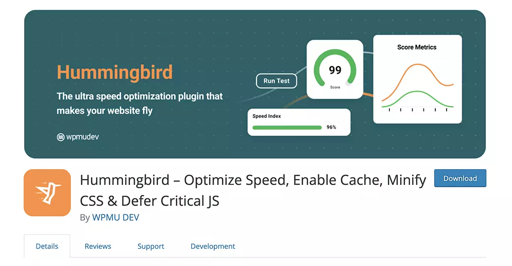Hummingbird – Optimize Speed, Enable Cache, Minify CSS & Defer Critical JS